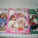 3- Color Point Paint Stitching Pattern/Instruction Book