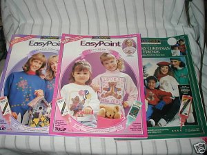 3- Color Point Paint Stitching Pattern/Instruction Book