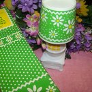 Avon SONNET Cologne YELW/GRN COUNTRY CHARM LAMP  4.8oz