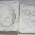 SMALL CERAMIC MOLD ~ 2 MICE IN WALNUT ~ DECORATIONS