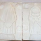 1970 CERAMIC MOLD CHRISTMAS ORNAMENT ~MARY~