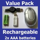 Mini USB Rechargeable Wireless Mouse