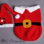 Santa Baby Cocoon and Hat Set - Photography Prop