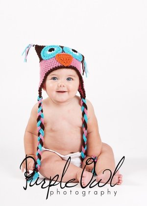 Crazy Owl Hat - Any Size - Any color combo