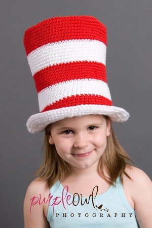 Cat in the Hat - Hat - Any Size Infant to Adults - Photo Prop