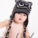 Racoon Earflap Hat - Any Size - Photo Prop