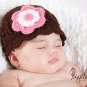 Shell Flower Beanie - Any Color - Any Size - Photography Prop