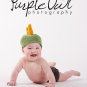 Dinosaur Beanie Hat - Photography Prop - Any Size