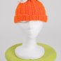 Pumpkin Beanies - Any Size - With or Without flower