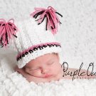 Tassle or Pom Pom pia hat - any size - any color combo