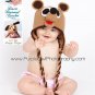 Crochet Pattern 006 - Teddy Bear Earflap Hat - All Sizes
