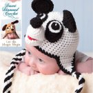 Crochet Pattern 012 - Panda Earflap Hat - All Sizes