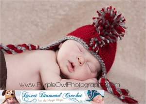 Crochet Pattern 029 - Mohawk Earflap Beanie - All Sizes
