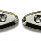 SUZUKI GSXR 600/750/1000 (00-05) CHROME PLATED MIRROR PLATES ENGRAVED "GSXR"