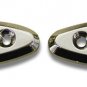 SUZUKI GSXR 600/750/1000 (00-05) CHROME PLATED MIRROR PLATES ENGRAVED "GSXR"