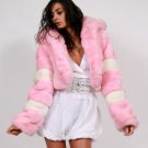 Custom Faux Mink two-tone jacket