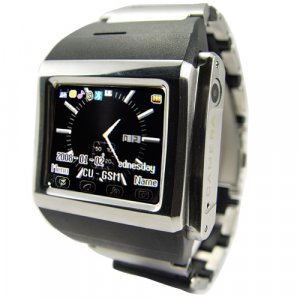 Mind Blowing Cell Phone Watch in Stainless Steel  [TKE-CVSL-104]