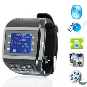 Jaguar - Quad Band Touchscreen Mobile Phone Watch + Keypad  [TKE-CVSL-M48]