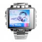 8GB - Ultimate Style Steel MP4 Player Watch - 1.8 Inch Screen  [TKE-CVSL-001-8]
