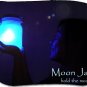 4 Moon Jars -  Solar Power LED Mood Light  [TKE-CVGZ-G32]
