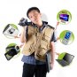Solar Vest - Solar Battery + Charger for Portable Electronics  [TKE-CVFR-S09]