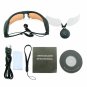 Sunglasses Camera with 4GB MP3 Player + Built-In Earphones  [TKE-CVSD-628-4GB]