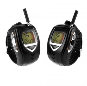 Walkie Talkie Watch Set - Security Edition - USA  [TKE-CVEAT-007-BLACK-USA]