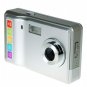 Palm Sized Point and Shoot 5MP Digicam - Silver  [TKE-CVSE-712]