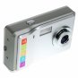 Palm Sized Point and Shoot 5MP Digicam - Silver  [TKE-CVSE-712]