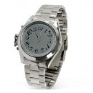 8GB Business Hidden Watch - Stainless Steel Strap (Audio/Video)  [TKE-CVGR-I03]