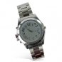 8GB Business Hidden Watch - Stainless Steel Strap (Audio/Video)  [TKE-CVGR-I03]