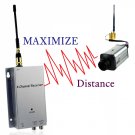 Wireless Signal Booster and Receiver Kit (300 meter monster)  [TKE-WFC-1500-2GEN]