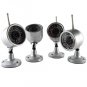Wireless IR Night Vision Camera Security Set (NTSC)  [TKE-CVD-43A802X4-NTSC]