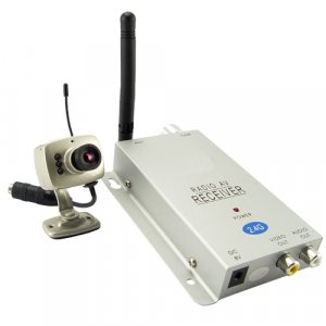 1/3 Inch Mini Wireless Camera with Receiver (USA)  [TKE-CVD-211A208C-NTSC]