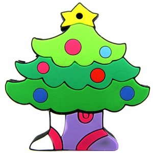 4GB USB Christmas Tree Flash Drive Holiday Ornament  [TKE-CVSED-A3806]