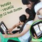 12 Inch LCD Touch Screen Monitor for Computers, TV + DVD Player  [TKE-CVSF-E30]