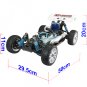 1:8 Scale Nitro Race Car With Pistol Grip Remote Control (220)  [TKE-CVKM-T32]