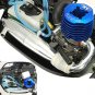 1:8 Scale Nitro Race Car With Pistol Grip Remote Control (220)  [TKE-CVKM-T32]