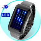 The Warp Core - Japanese Style Blue LED Watch  [TKE-CVIZ-G88]