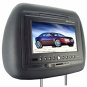 7 Inch LCD Car Headrest DVD Player + FM Transmitter -Pair -Black  [TKE-CVEJS-DV708-BLACK]