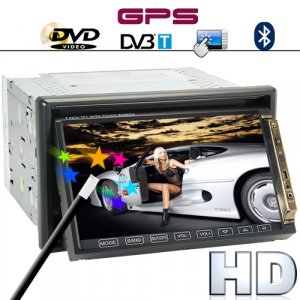 Road King 7 Inch High-Def Car DVD Player with GPS and DVB-T [TKE-CVGX-C39]