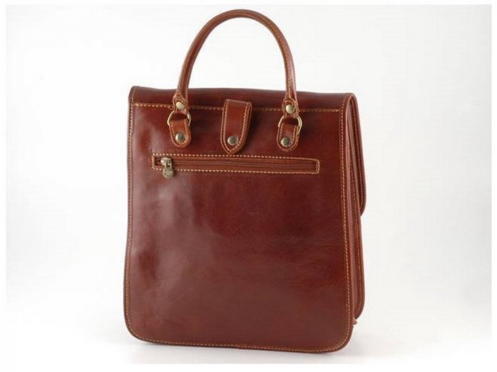 Italian High Quality Calfskin Leather Bag - Patrick