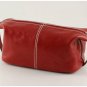 Italian High Quality Calfskin Leather Toilet Bag - Roxy