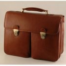 Italian High Quality Calfskin Leather Briefcase -Varese