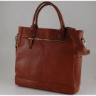 Italian HighQuality Calfskin Leather Briefcase-Saturnia