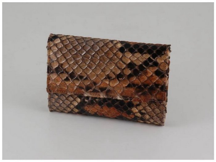 Italian High Quality Python Leather Women Wallet