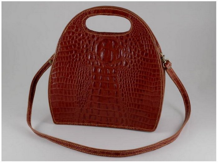 Italian High Quality Calfskin Leather Lady Bag - Carmen