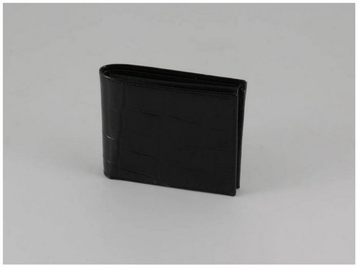 Italian High Quality Bycast Crocko Leather Men Wallet