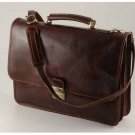 Italian High Quality Calfskin Leather Briefcase -Torino