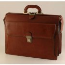 Italian High Quality Calfskin Leather Briefcase-Taranto